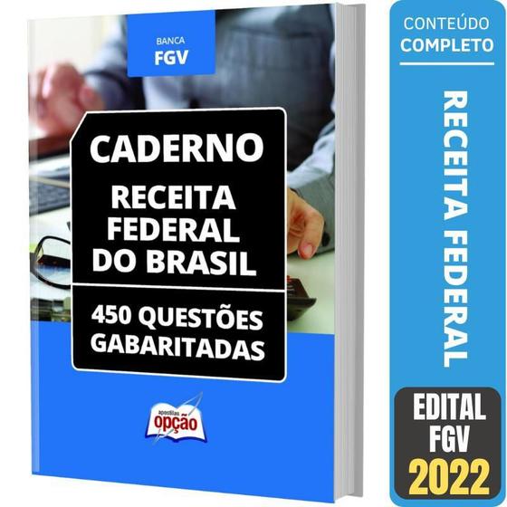 Imagem de Caderno Receita Federal - Questões Gabaritadas