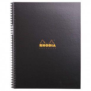 Imagem de Caderno Rhodia Note Book com Espiral Capa Preta A4+