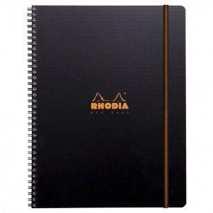 Imagem de Caderno Rhodia Pro Book com Espiral Capa Preta A4+