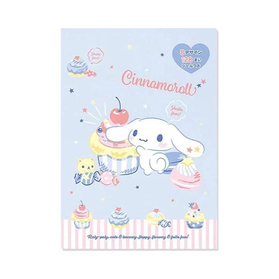 Imagem de Caderno Sanrio com Kuromi, Hello Kitty, Cinnamoroll e My Melody - Papel para Desenho e Anotações