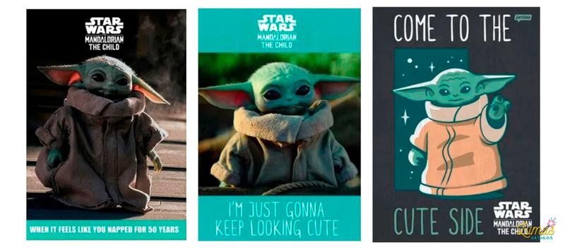 Imagem de Caderno Sem Pauta  Brochura Flexível Star Wars Jandaia 40 Folhas