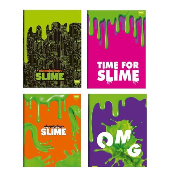 Imagem de Caderno Slime brochurão 1X1 96 Fls - Foroni