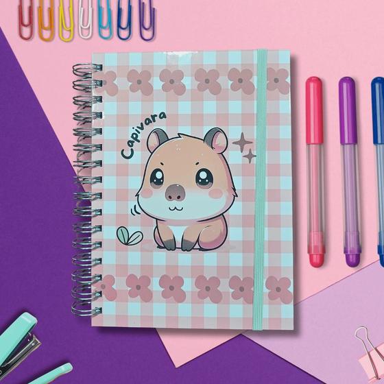 Imagem de Caderno Smart A5 com Folhas reposicionáveis - Capivara