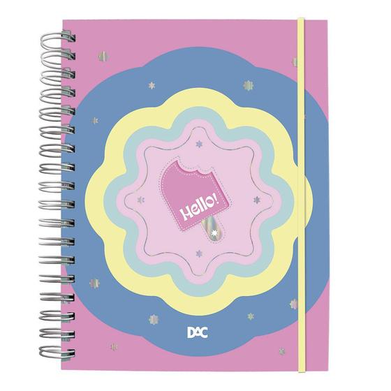 Imagem de Caderno Smart Colegial Hello 80 Folhas Dac 