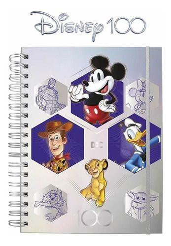 Imagem de Caderno Smart Colegial Mickey Disney 100 Anos 80 Fls Grossas