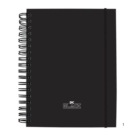 Imagem de Caderno Smart Mini All Black Fls E Divisorias Reposicionaveis