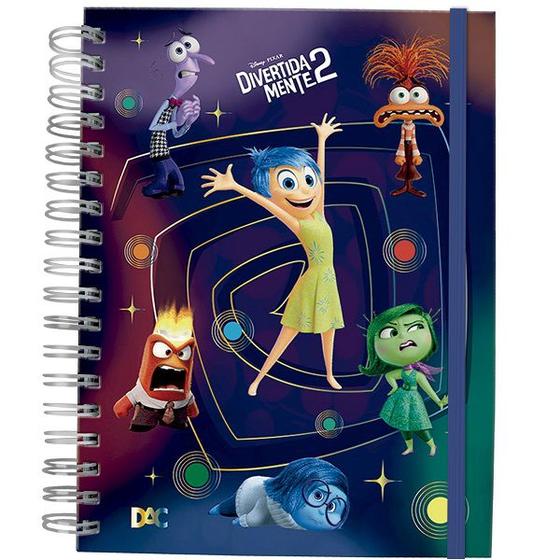 Imagem de Caderno SMART Mini Disney Divertidamente C/FLS Tira e Põe DAC