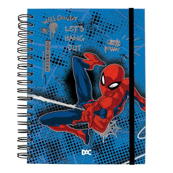 Imagem de Caderno Smart Mini Marvel Spider-Man 80 folhas Dac 