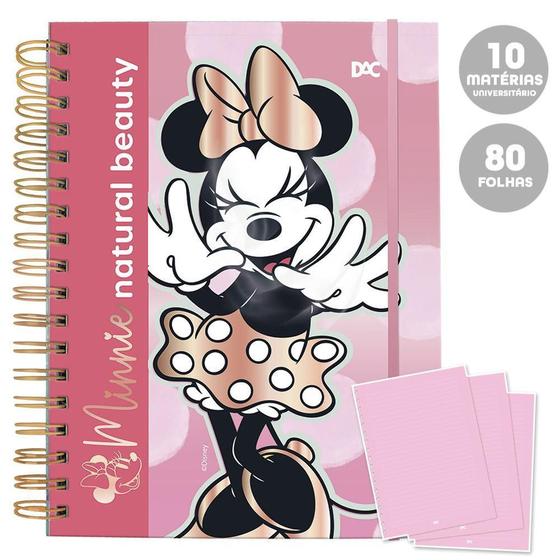 Imagem de Caderno Smart Universitário 10 Mat 80Fl Minnie Disney Rs Dac