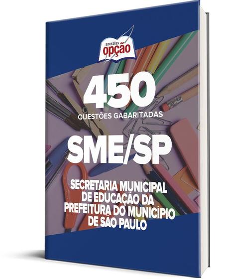 Imagem de Caderno SME-SP - 450 Questões Gabaritadas