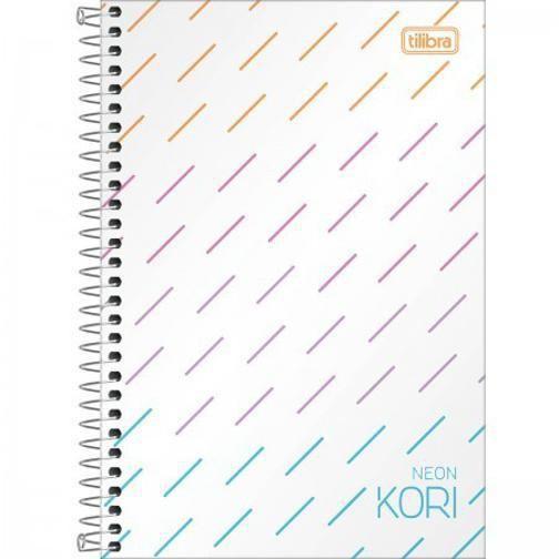 Imagem de Caderno Tilibra Espiral 1/4 Neon Kori 80 Fls