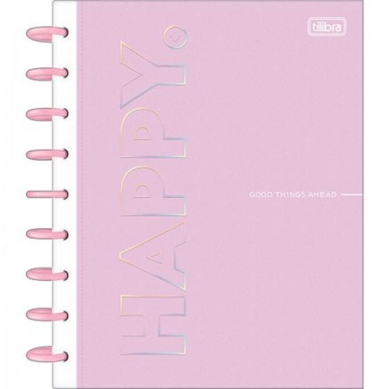 Imagem de Caderno Tilidisco Colegial Happy 80 Folhas Tilibra