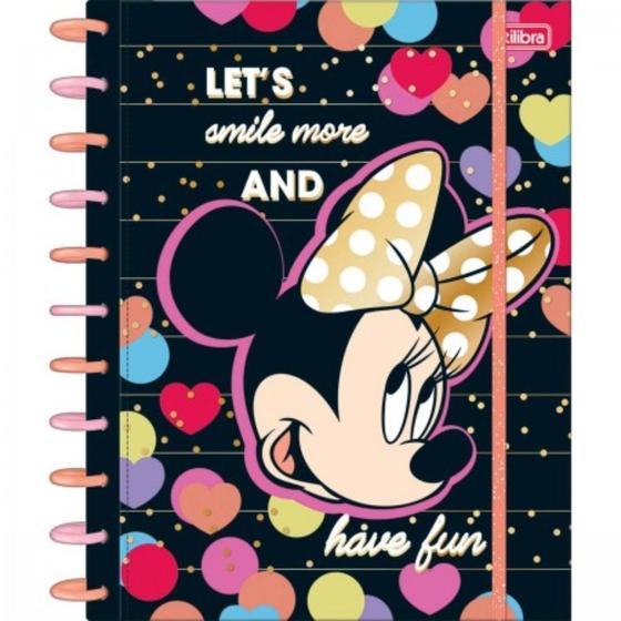 Imagem de Caderno Tilidisco Universitario 10 Materias Connect Minnie 160fls