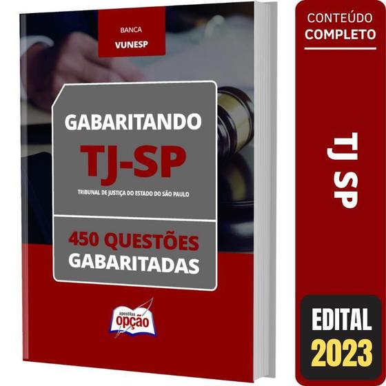 Imagem de Caderno Tj Sp - Questões Gabaritadas