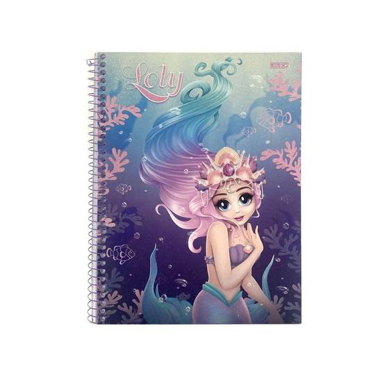 Imagem de Caderno Univ. 01 Mat. 80Fls Loly Capa 1 233131 -São Domingos