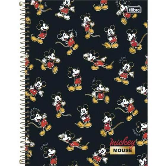 Imagem de Caderno Univ. 1 Matéria 80 Folhas Mickey Capa 2 - Tilibra