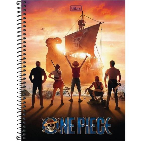Imagem de Caderno Univ. 1 Matéria 80 Folhas One Piece - Tilibra