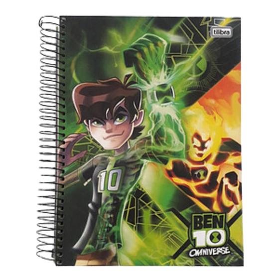 Imagem de Caderno Univ. 10 Materias Capa Dura Ben10 Tilibra