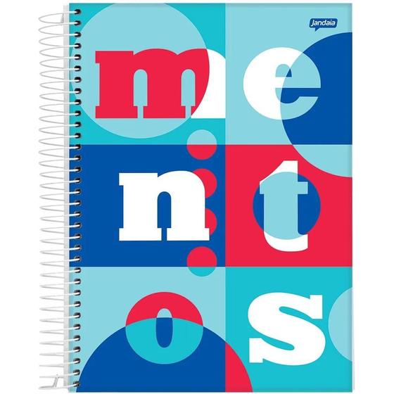 Imagem de Caderno Univ. Espiral 80 Folhas Mentos Capa 1 - Jandaia