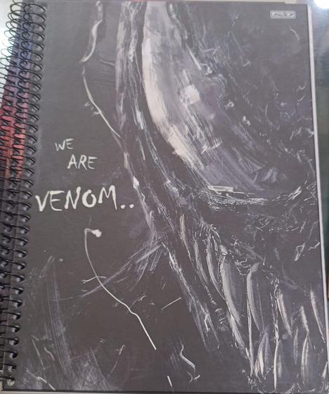 Imagem de Caderno Universitário 1 Matéria Venom 80 Folhas São Domingos