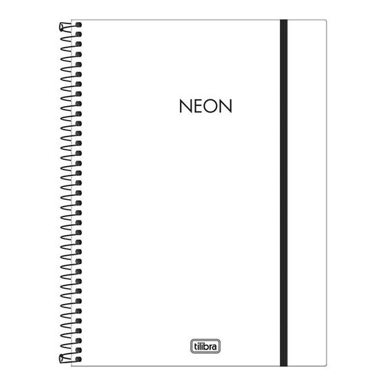 Imagem de Caderno Universitário 10 Mat Neon Branco Simplicity Tilibra