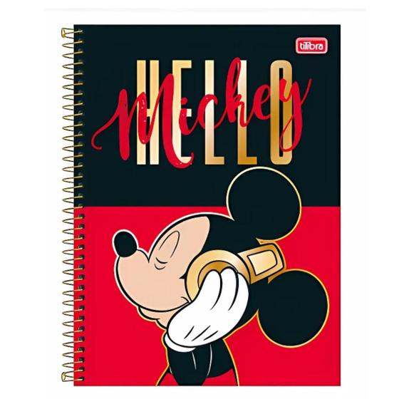 Imagem de Caderno Universitário 10 Matéria Minnie e Mickey Mouse