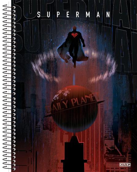 Imagem de Caderno Universitário 10 Matérias Superman Capa Dura