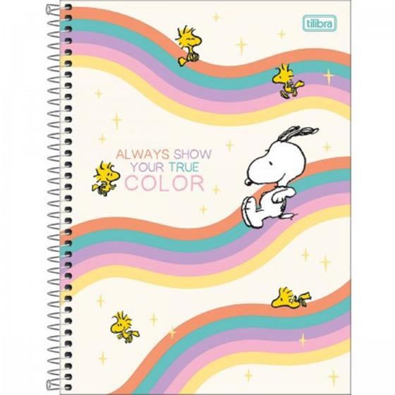 Imagem de Caderno Universitário 10 Matérias TILIBRA Snoopy