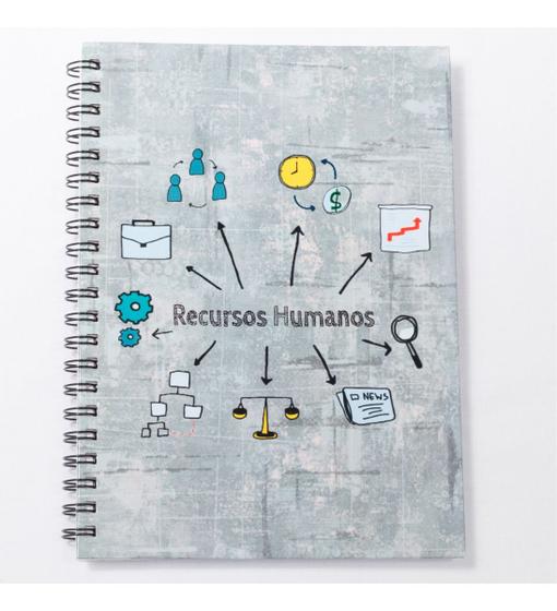 Imagem de Caderno Universitário 100fls Recursos Humanos Profissões