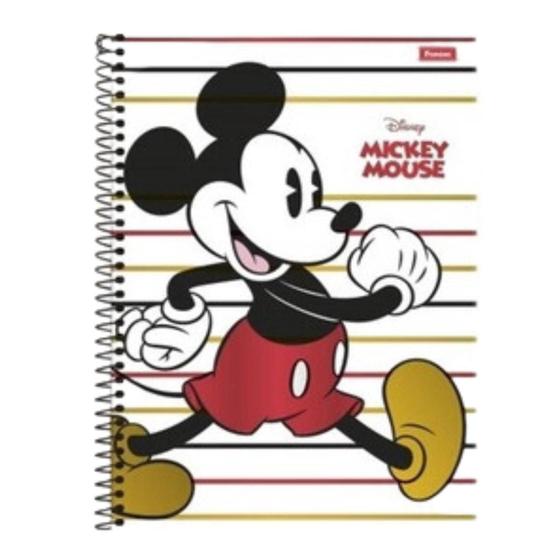 Imagem de Caderno universitario 10m 160folhas mickey vintage cd foroni