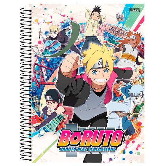 Imagem de Caderno Universitário 10x1 160 Fls C.D. São D. - Boruto 1