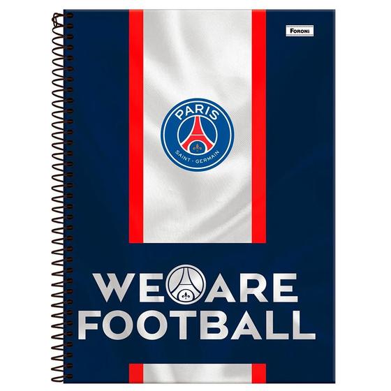 Imagem de Caderno Universitário 1x1 80 Fls C.D. Foroni - Paris Saint Germain 3