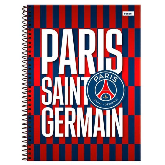 Imagem de Caderno Universitário 1x1 80 Fls C.D. Foroni - Paris Saint Germain 5