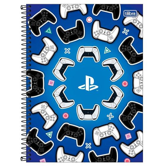 Imagem de Caderno Universitário 1x1 80 Fls C.D. Tilibra - Playstation 19