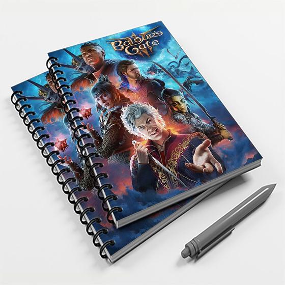 Imagem de Caderno Universitário 200 fls 10 Mat Gamer Baldur's Gate III