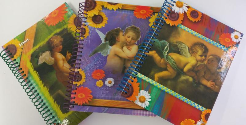 Imagem de Caderno Universitário Anjinhos com 100 fls