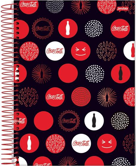 Imagem de Caderno Universitário Capa Dura 1 Matéria 96 Folhas Coca Cola Jandaia (SKU 14242-11138)