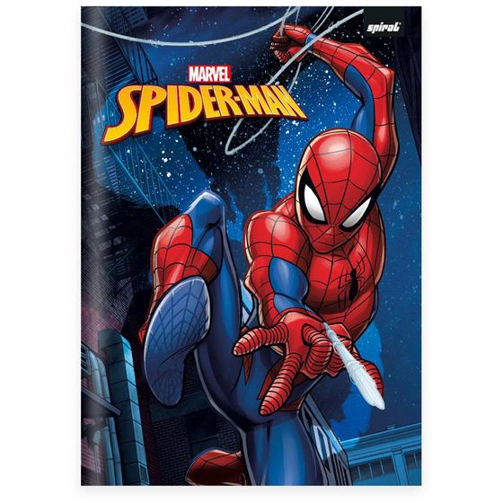 Caderno Universitário Capa Dura 80 Folhas Homem Aranha - Spiral ...
