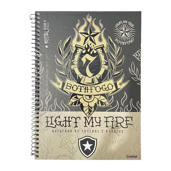 Imagem de Caderno Universitário Capa Dura Botafogo 1 Matérias Credeal