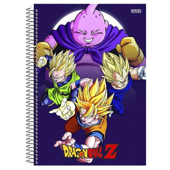 Imagem de Caderno Universitário Capa Dura Dragon Ball 10 Matérias Sd