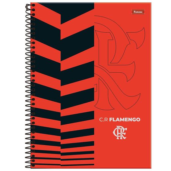 Imagem de Caderno Universitário Capa Dura Flamengo 20 Matérias Foroni