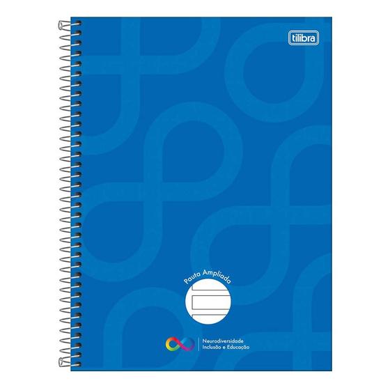Imagem de Caderno Universitário Capa dura Neurodiversidade Com Pauta Ampliada 1 Matéria Tilibra