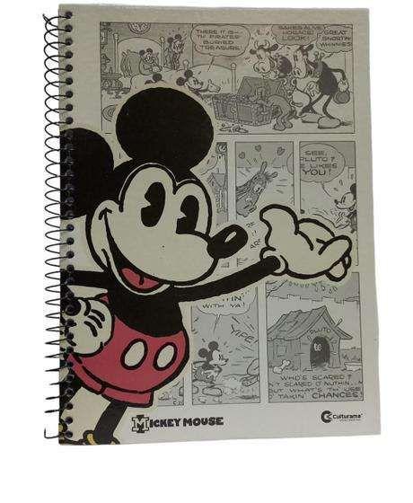 Imagem de Caderno Universitário Capa Dura Quadrinhos Mickey Mouse