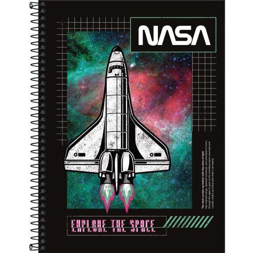 Imagem de Caderno Universitário Capa NASA Imagine Beyond 80 Folhas - Tilibra