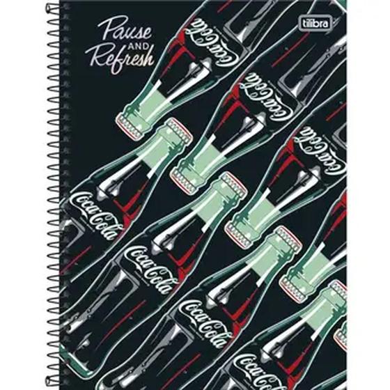 Imagem de Caderno Universitário COCA-COLA 80FLS Capa 1 - Tilibra