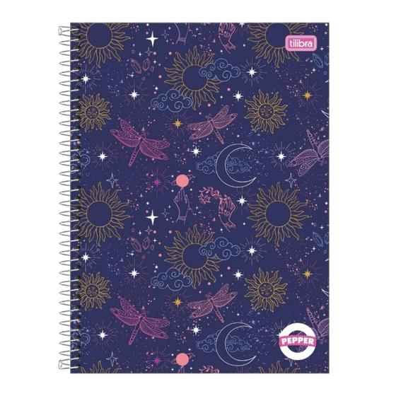 Imagem de Caderno Universitário Espiral 20x27,5 cm Pepper 1 Matéria 80 Folhas CAPAS NOVAS - Tilibra