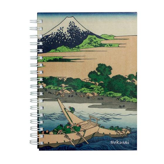 Imagem de Caderno Universitário - Hokusai (Baía de Tago)