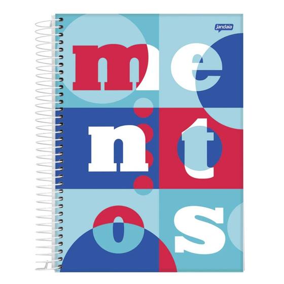 Imagem de Caderno Universitário Mentos 10 Matérias Jandaia