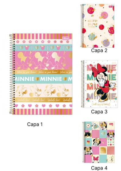 Imagem de Caderno Universitário Minnie 12 Matérias - TILIBRA