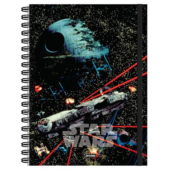 Imagem de Caderno Universitário Neo 1x1 80 Fls C.D. Jandaia - Star Wars 1